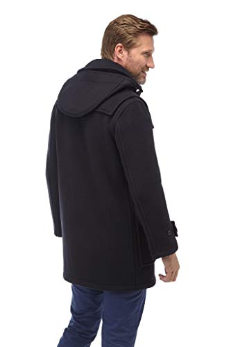 Original Montgomery Men's London Luxury Duffle Coat (Navy, X-Large)