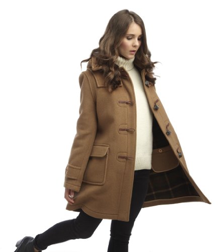 Montgomery Original Womens London Luxury Duffle Coat (Large, Camel)