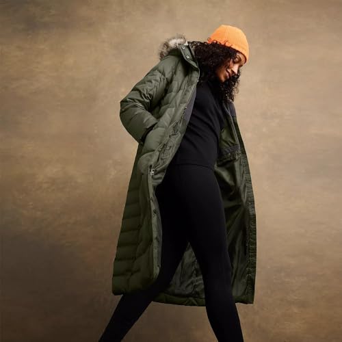 Eddie Bauer Women's Lodge Down Duffle Coat, Black, X-Large