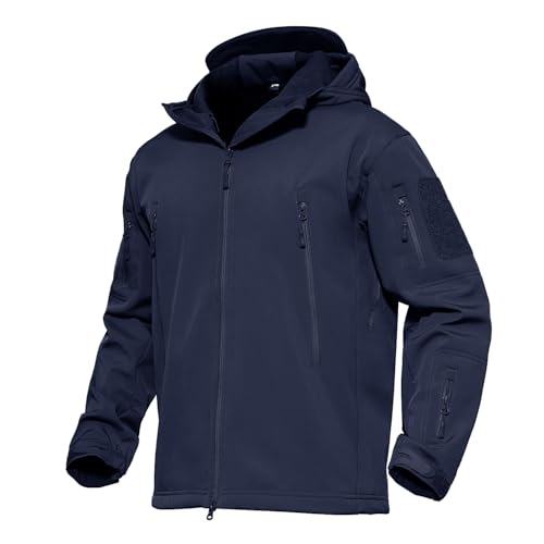 MAGCOMSEN Rain Jacket Mens Coat Military Jacket Winter Coats for Men Waterproof Jacket Tactical Jacket Hunting Jacket Winter Jacket Mens Parka