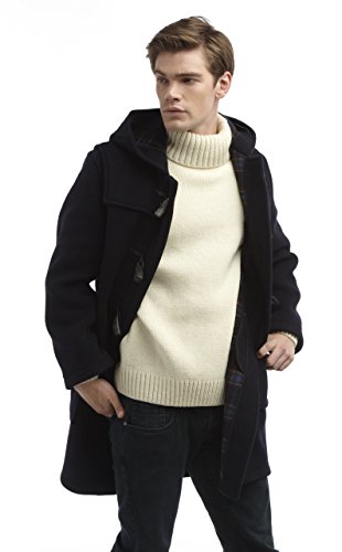 Montgomery Original Men's Duffle Coat - Toggle Coat (Navy, XX-Large)