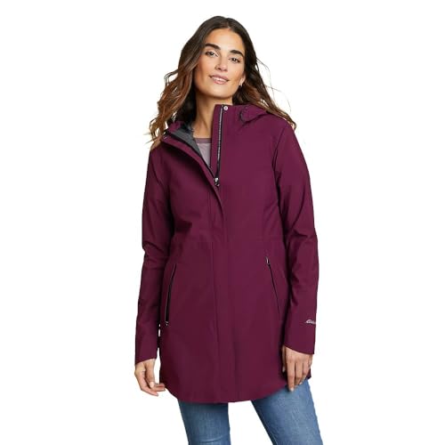 Eddie Bauer Women's Cloud Cap Stretch 2.0 Parka, Dk Plum, Medium