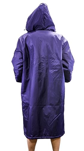 Adoretex Unisex Adults & Youth Faux Fur Lining Swim Parka (PK003) - Navy - Adult - Medium