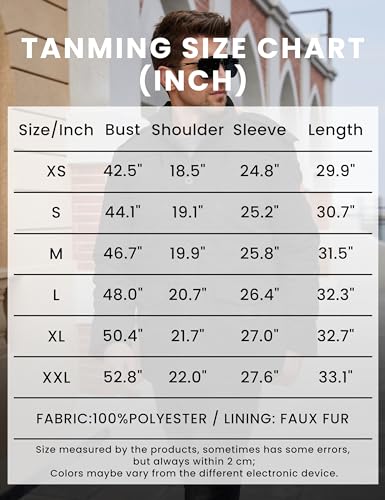 Tanming Men's Thicken Warm Winter Coat Mountain Ski Snowboard Jacket Hooded Parkas (Large, Black)