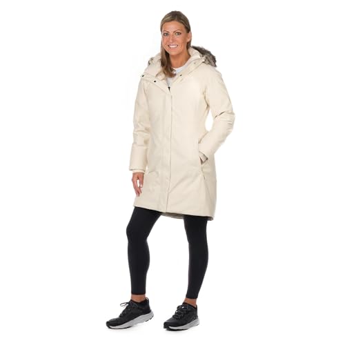 THE NORTH FACE Women’s Jump Down Parka, Gardenia White, Large