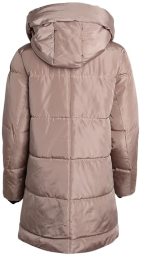 Steve Madden Women's Puffer Parka,Sand,Medium
