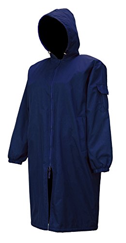 Adoretex Unisex Swim Parka Water Resistant Warm Coat Water Sports Swim Parka for Adults & Kids-PK005-Navy/Black-AS