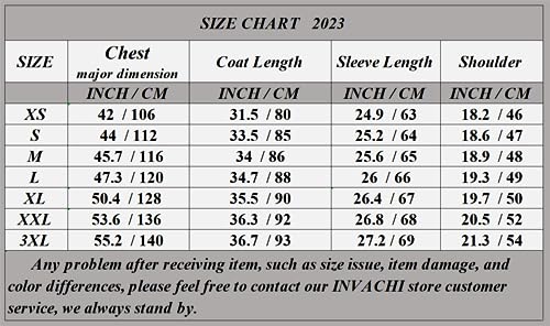 INVACHI Men's Casual Wool Blend Pea Coat Notched Collar Single Breasted Overcoat Warm Winter Trench Coat