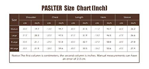 PASLTER Mens Classic Business Pea Coat Winter Warm Double Breasted Heavyweight Trench Coats