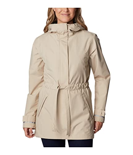 Columbia Women's Here And There Trench II Jacket, Ancient Fossil, Small