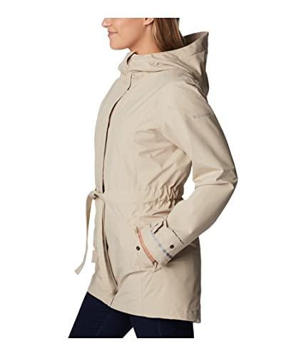Columbia Women's Here And There Trench II Jacket, Ancient Fossil, Small