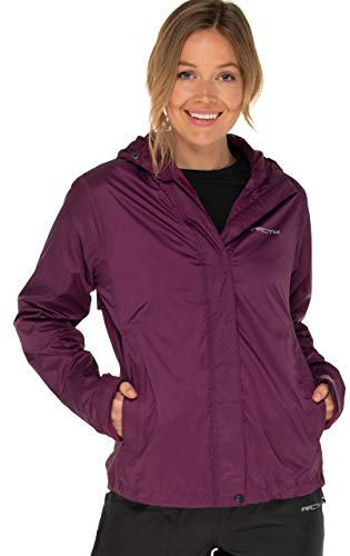 Arctix Women's River Rain Jacket, Plum, Small