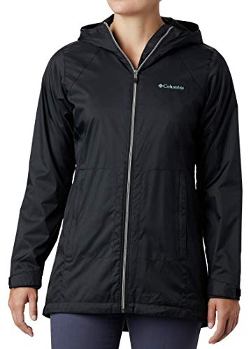 Columbia Women's Switchback Lined Long Jacket, Black, Large