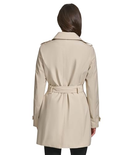 Tommy Hilfiger Women's Belted Trench Coat Chino X-Large