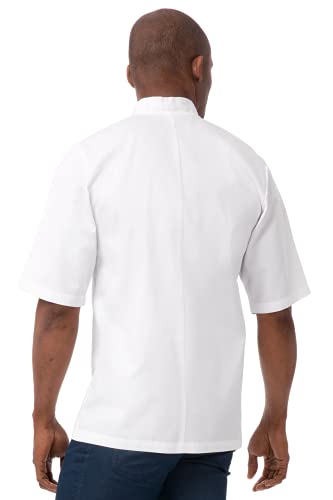 Chef Works Men's Volnay Chef Coat, White, X-Large