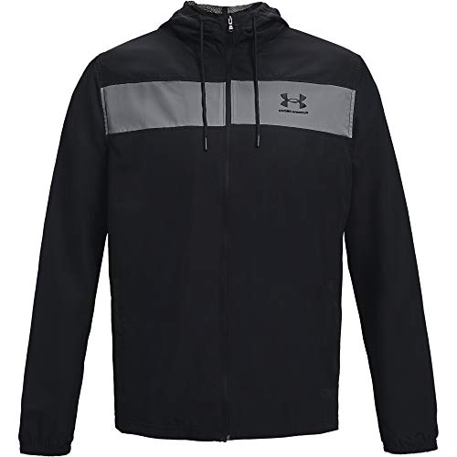 Under Armour Men's Sportstyle Windbreaker , Black (001)/Black , Large