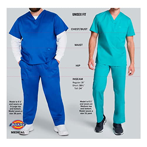 Dickies unisex adult Everyday 40 Inch medical lab coats, White, X-Large US