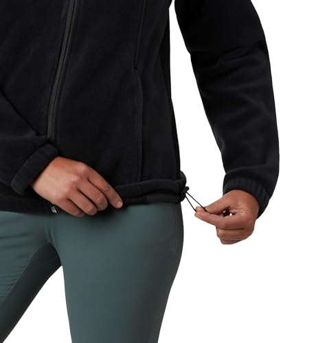 Columbia Womens Benton Springs Full Zip Fleece, Black, X-Large