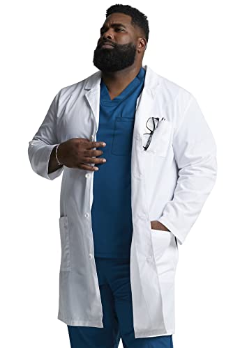 Dickies unisex adult Everyday 40 Inch medical lab coats, White, X-Large US