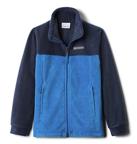 Columbia Youth Boys Steens Mt II Fleece, Bright Indigo/Collegiate Navy, Medium
