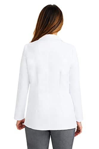 Healing hands White Lab Coat 5 Pocket 5160 Flo Full Sleeve Women's Consult Lab Coat The White Coat Minimalist Collection White M