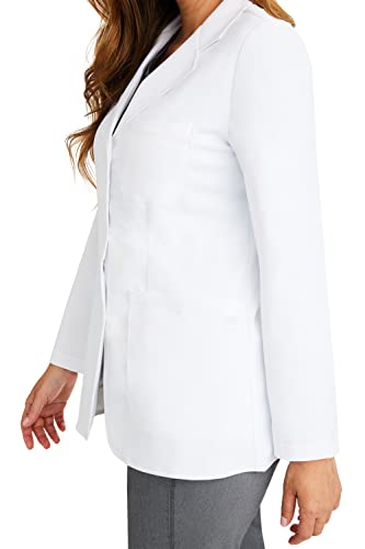 Healing hands White Lab Coat 5 Pocket 5160 Flo Full Sleeve Women's Consult Lab Coat The White Coat Minimalist Collection White M