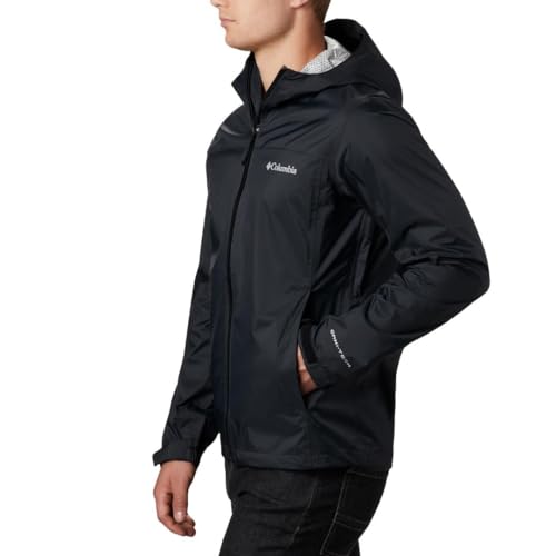 Columbia Men's EvaPOURation Rain Jacket, Waterproof and Breathable-