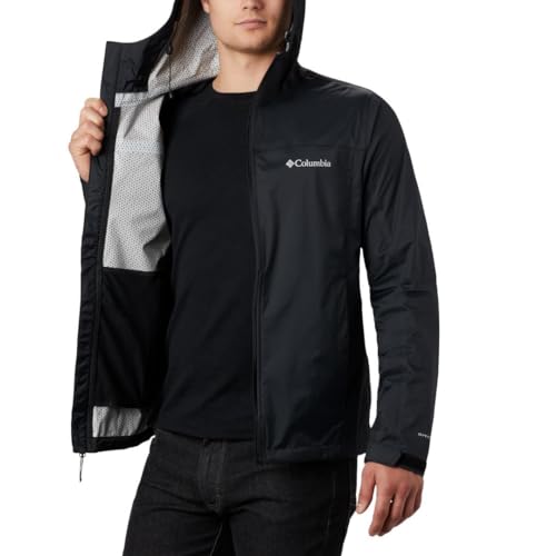 Columbia Men's EvaPOURation Rain Jacket, Waterproof and Breathable-
