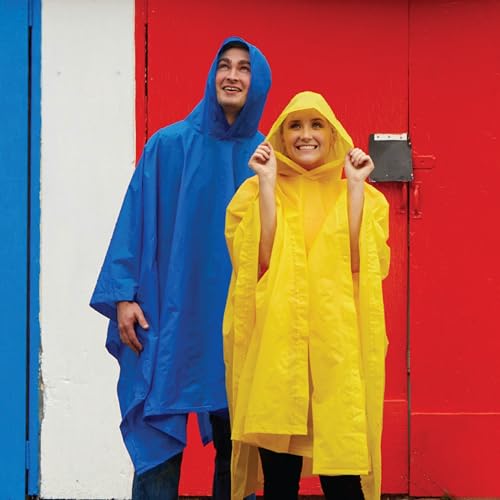 totes Rain Poncho, Clear, Adult-One Size