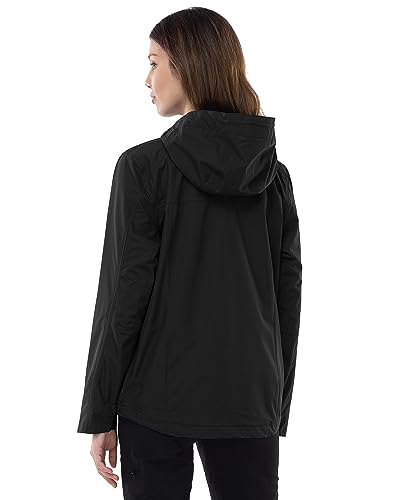Outdoor Ventures Packable Rain Jacket Women Lightweight Waterproof Raincoat with Hood Cycling Bike Jacket Windbreaker