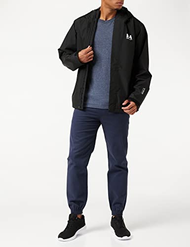 Helly Hansen Men's Seven J Waterproof Windproof Breathable Rain Jacket, 992 Black, Large