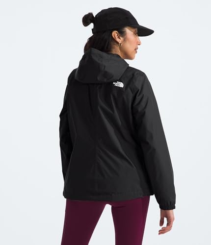 THE NORTH FACE Women's Waterproof Antora Jacket (Standard and Plus Size), TNF Black-NPF, Large