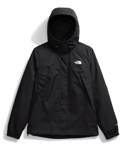 THE NORTH FACE Women's Waterproof Antora Jacket (Standard and Plus Size), TNF Black-NPF, Large
