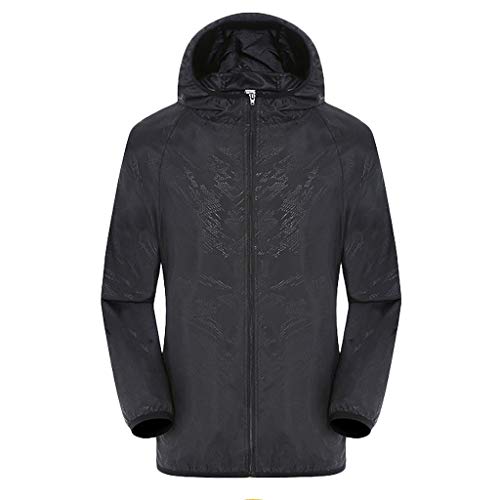 Unisex Raincoat Hooded Packable Quick Dry Lightweight Sun Protection Jacket Cycling Waterproof Windproof Rain Jacket