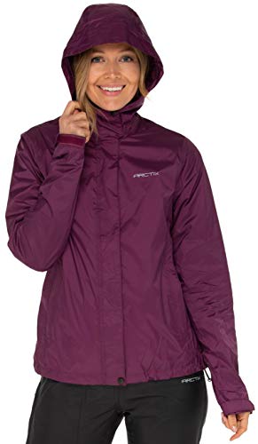 Arctix Women's River Rain Jacket, Plum, Small