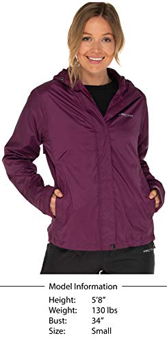 Arctix Women's River Rain Jacket, Plum, Small