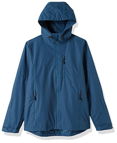 Outdoor Ventures Men's Packable Rain Jacket Waterproof Windbreaker Lightweight Raincoat with Hood