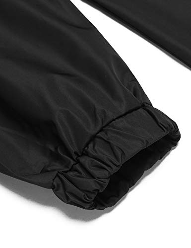 COOFANDY Men's Packable Rain Jacket Outdoor Waterproof Hooded Lightweight Classic Cycling Raincoat