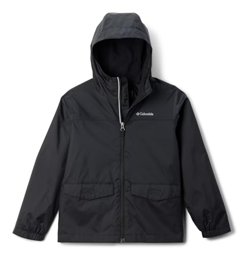 Columbia Youth Boys Rain-Zilla II Jacket, Black, Large