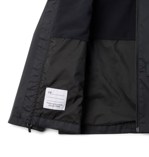 Columbia Youth Boys Rain-Zilla II Jacket, Black, Large