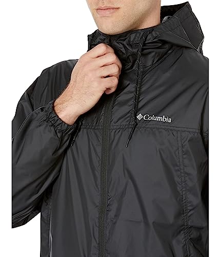 Columbia Men's Flash Challenger Windbreaker, Black, Large