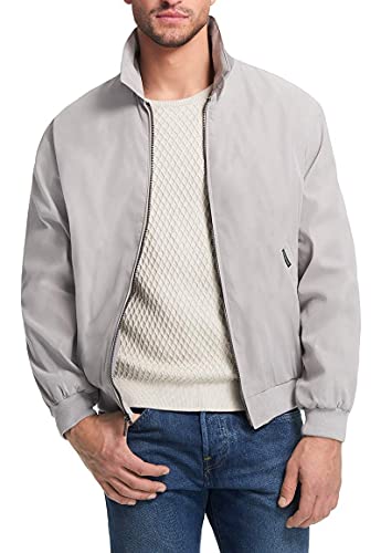 Weatherproof Original Mens Golf Jacket (Mens Windbreaker) Classic Mens Light Jacket (X-Large, Fog)