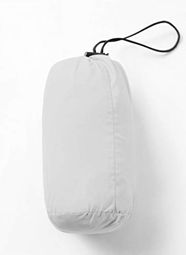Spmor Women's Lightweight Waterproof Jacket Hooded Windbreaker Running Coat White L