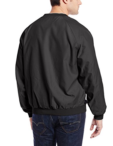 Charles River Apparel mens Legend Windshirt (Regular & Big-tall Sizes) Windbreaker Jacket, Black/Light Khaki, 3X-Large US