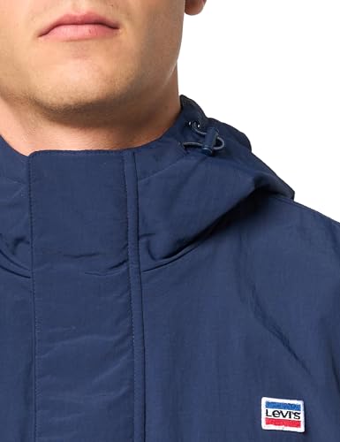 Levi's Men's Retro Windbreaker, New Royal Blue Color Block