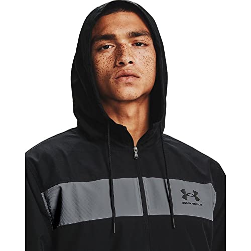 Under Armour Men's Sportstyle Windbreaker , Black (001)/Black , Large