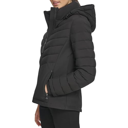 Calvin Klein Women's Outerwear Jacket,Black,M