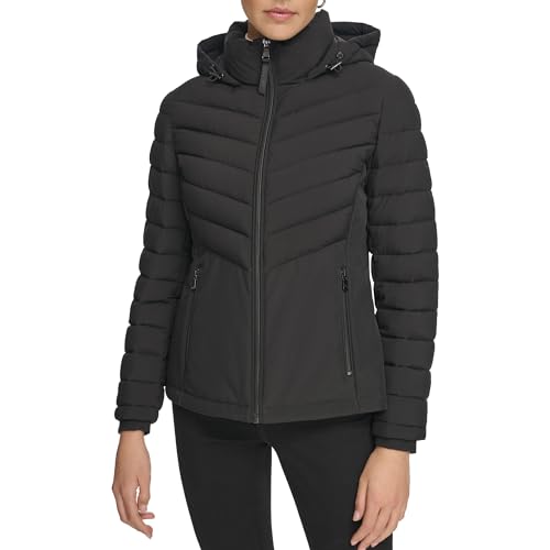 Calvin Klein Women's Outerwear Jacket,Black,M