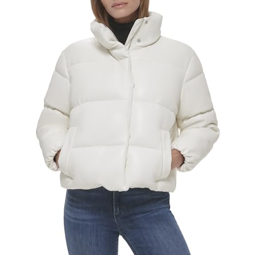 Calvin Klein Women's Outerwear Jacket,Tofu,XL