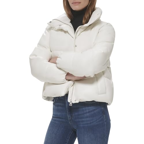 Calvin Klein Women's Outerwear Jacket,Tofu,XL